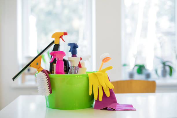 example of cleaning stock photo